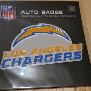 CHARGERS FOOTBALL AUTO BADGE
